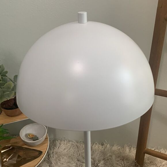Target Project 62 White Dome Side Table Lamp With Base Outlet - Picture 4 of 17